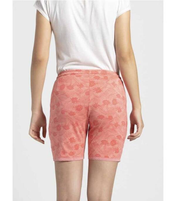 Jocky Printed Women Pink Night Shorts - Image 3