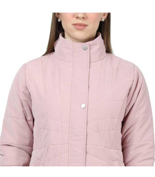 MONTE CARLO Full Sleeve Solid Women Bomber Jacket - Image 5