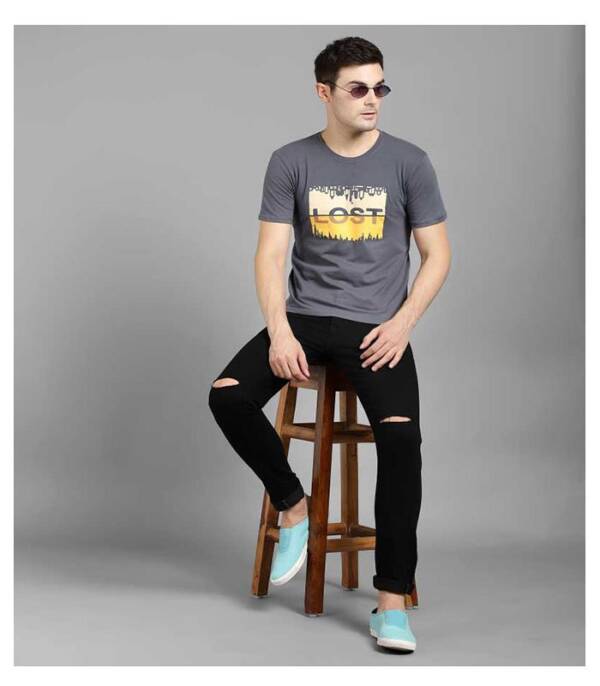 Foreign heights Slim Men Black Jeans - Image 6