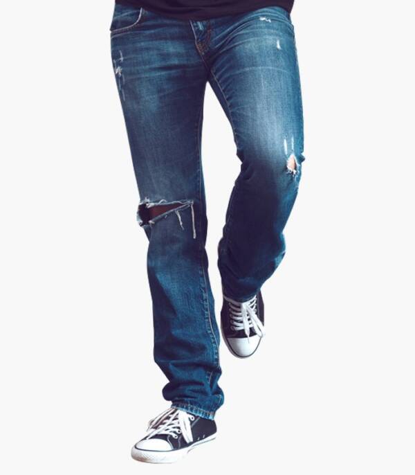 Men Blue Skinny Fit Stretchable Jeans - Image 3