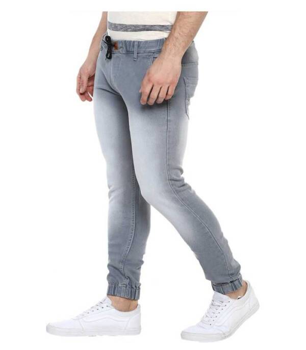 Urbano Fashion Slim Men Grey Jeans - Image 2