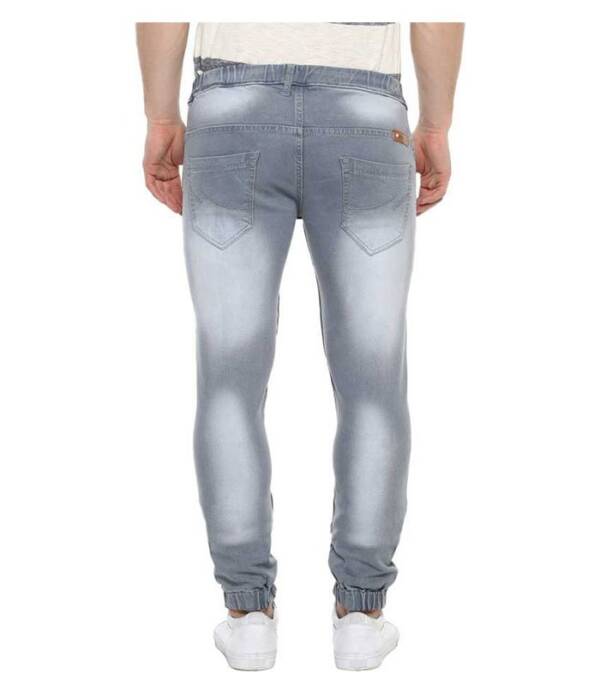 Urbano Fashion Slim Men Grey Jeans - Image 3